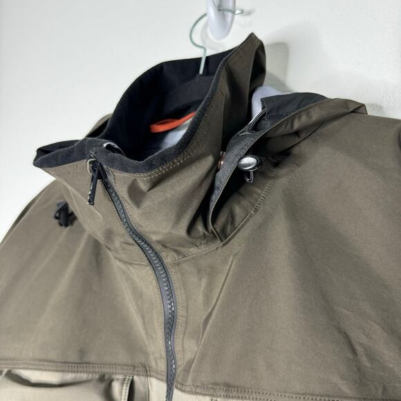 Simms G4 Pro Goretex Fly Fishing Wading Jacket Hooded Dark Green Size Large - Picture 7 of 14